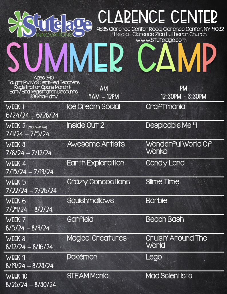 CC Summer 2024 Schedule
