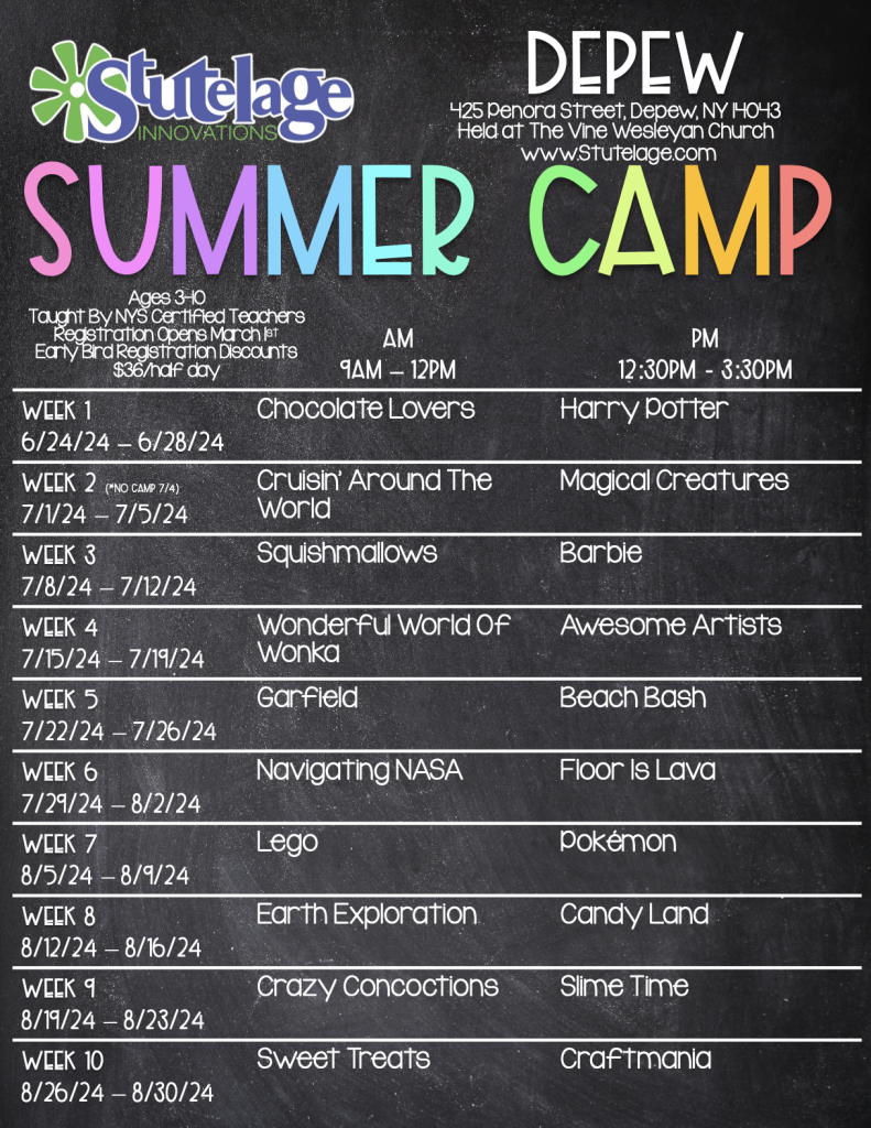D Summer 2024 Schedule