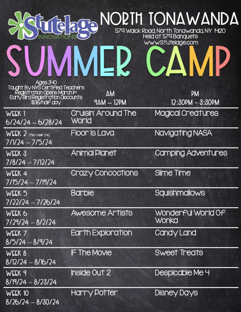 NT Summer 2024 Schedule